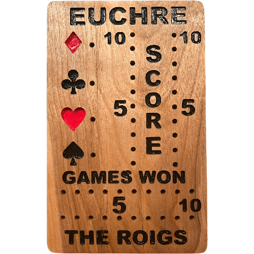 personalized euchre board